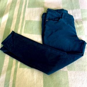 Old navy stretch Velvet mid-rise rock star deep teal